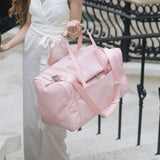 Jon Hart MEDIUM SQUARE DUFFLE BAG Rose No Stamp Blank