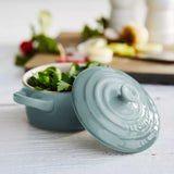 Le Creuset MINI ROUND COCOTTE Sea Salt 8 oz
