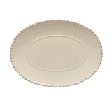 Casafina by Costa Nova PEARL OVAL PLATTER Cream Medium