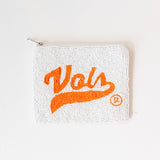 VOLS BEADED COIN POUCH
