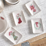 VINTAGE HOLIDAY STONEWARE DISH