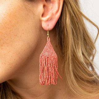 Ink and Alloy LEXIE LUXE PETITE FRINGE EARRINGS