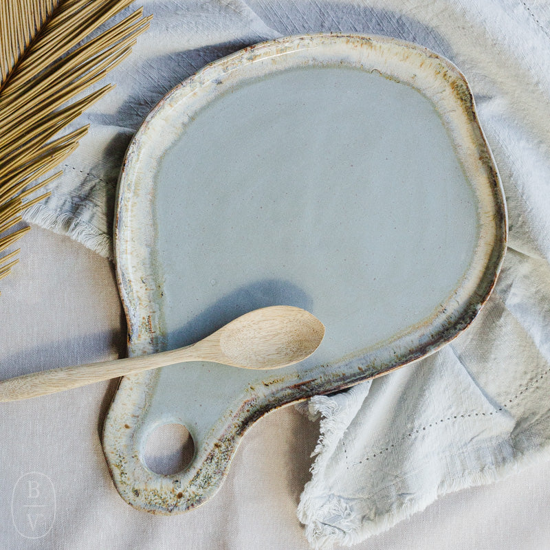 Etta B Pottery CHEESE BOARD Peaceful