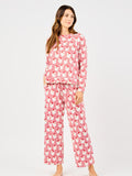 Mary Square ANNIE PAJAMA SET Santa Baby Red
