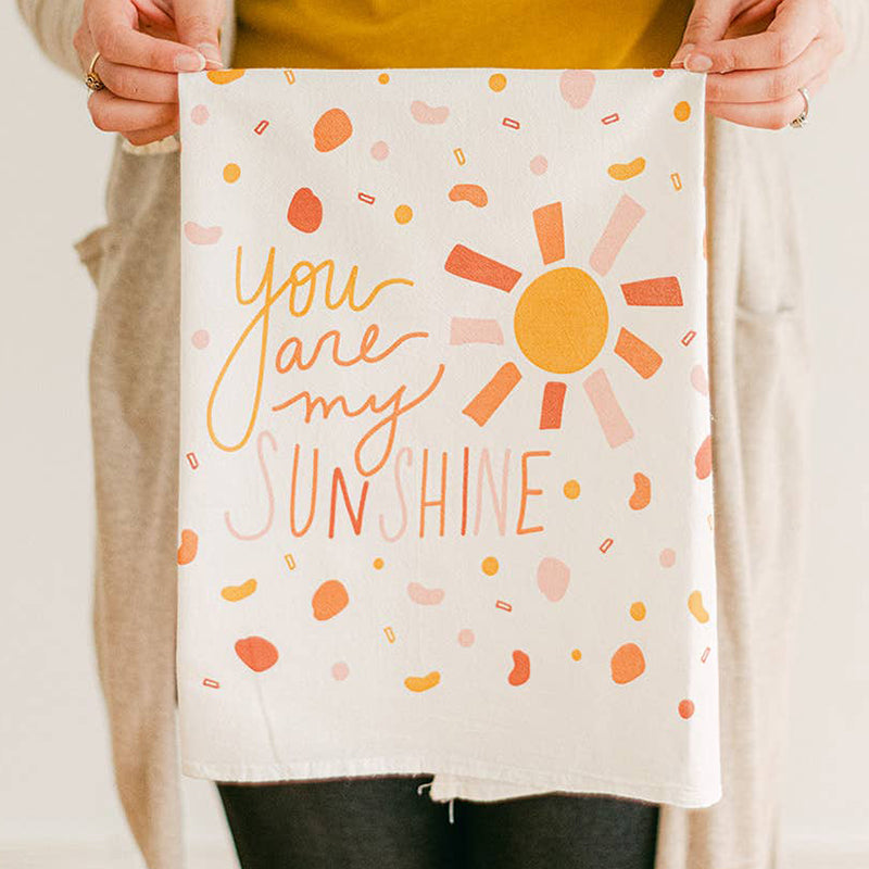 Doe A Deer YOU ARE MY SUNSHINE FLOUR SACK TOWEL