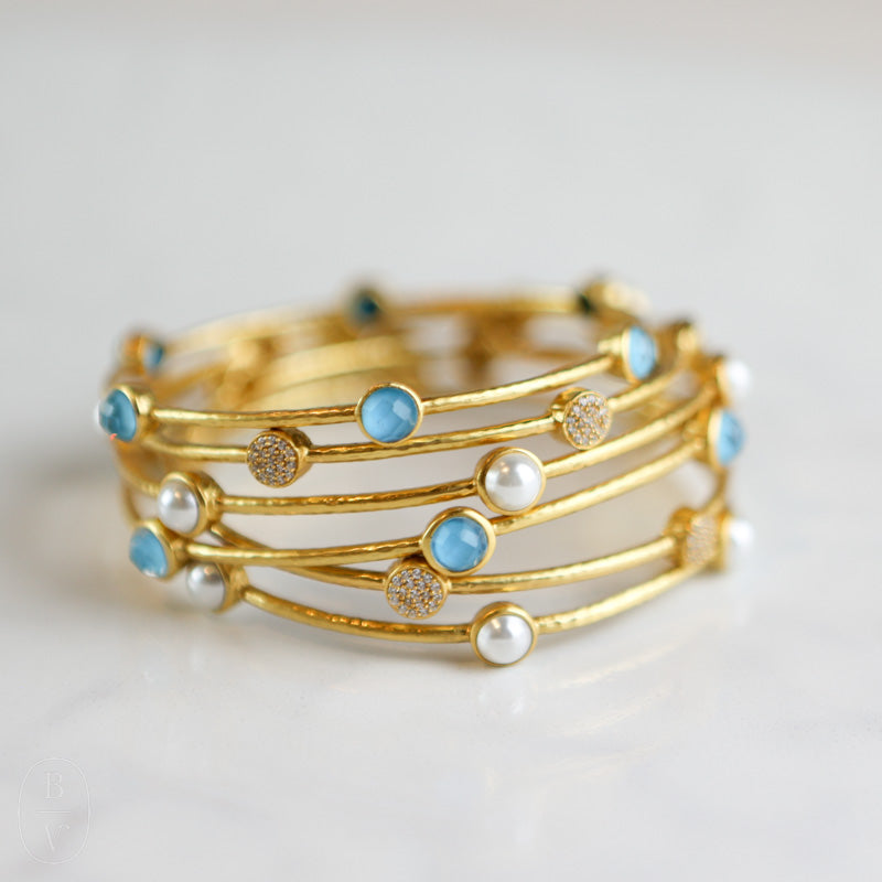Julie Vos MILANO LUXE BANGLE BRACELET