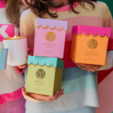 Musee SCALLOPED BOXED CANDLE