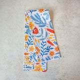 FOLK FLORA TEA TOWEL