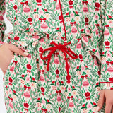 Mary Square CHARLOTTE CHRISTMAS PAJAMA SET TRIMMED WITH JOY