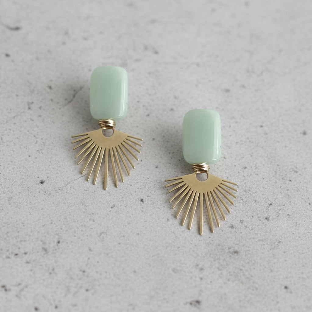 Sidebar Designs THE CASSANDRA EARRINGS Blue