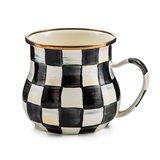 MacKenzie-Childs ENAMEL MUG Courtly Check