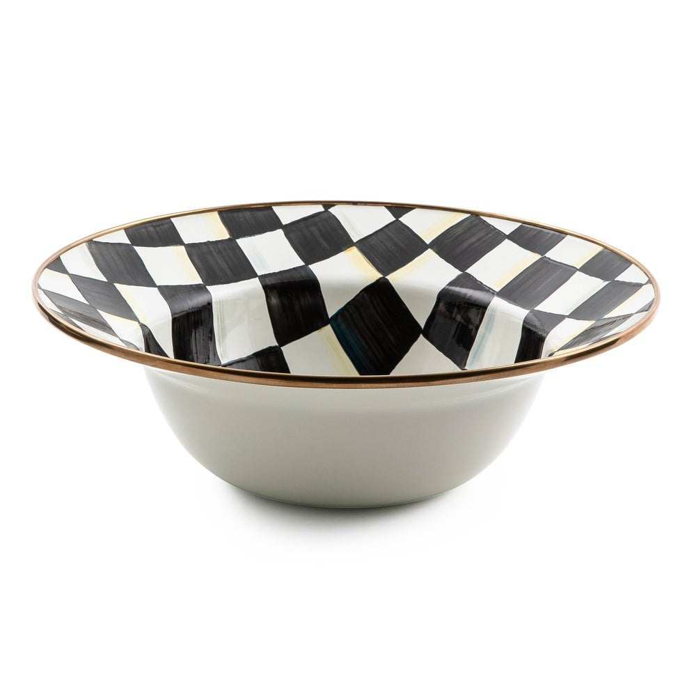 MacKenzie-Childs SERVING BOWL Courtly Check 12