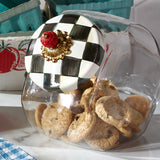 MacKenzie-Childs CYBER MONDAY COOKIE JAR WITH LID Courtly Check