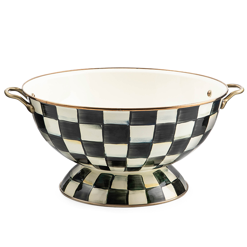 MacKenzie-Childs EVERYTHING BOWL Courtly Check