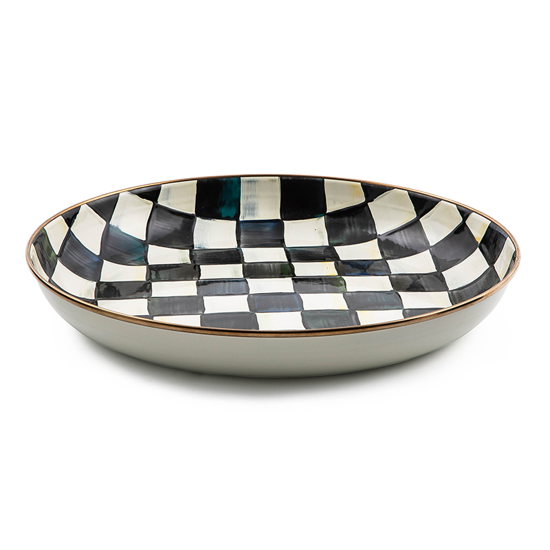 MacKenzie-Childs ABUNDANT BOWL Courtly Check
