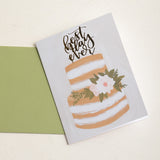 One Canoe Two WEDDING BEST DAY EVER CARD