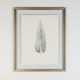 MEDIUM FLOATED FRAMED FEATHER PAINTING SERIES 9 NO 2