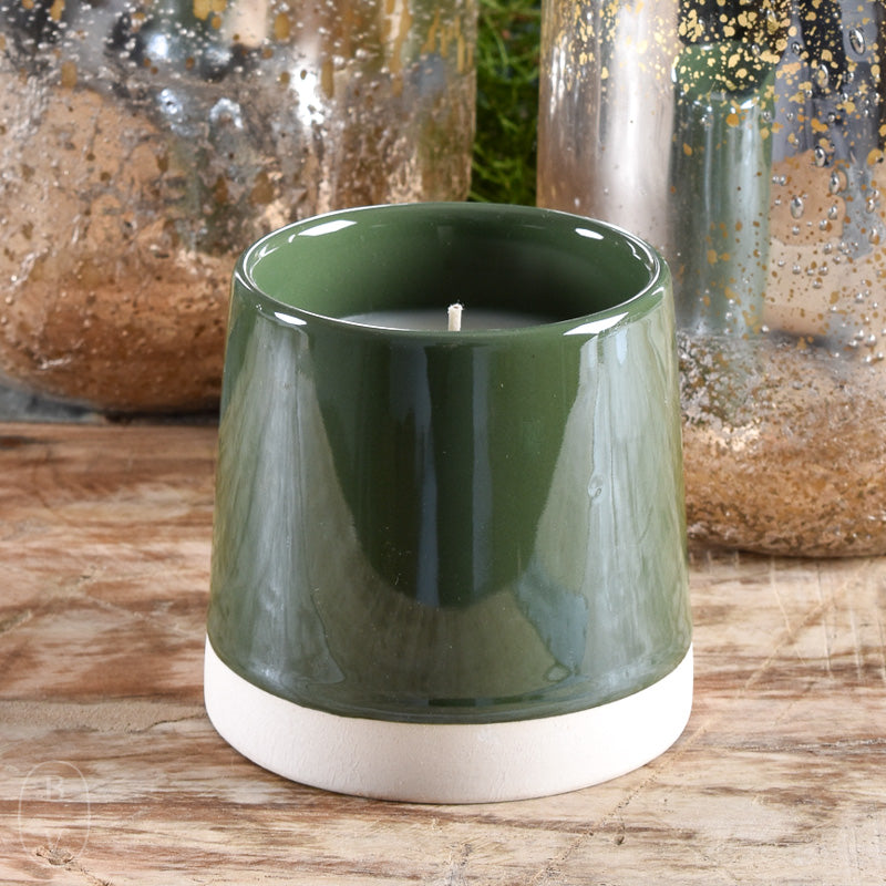 Illume SHINE CERAMIC CANDLE Balsam Cedar