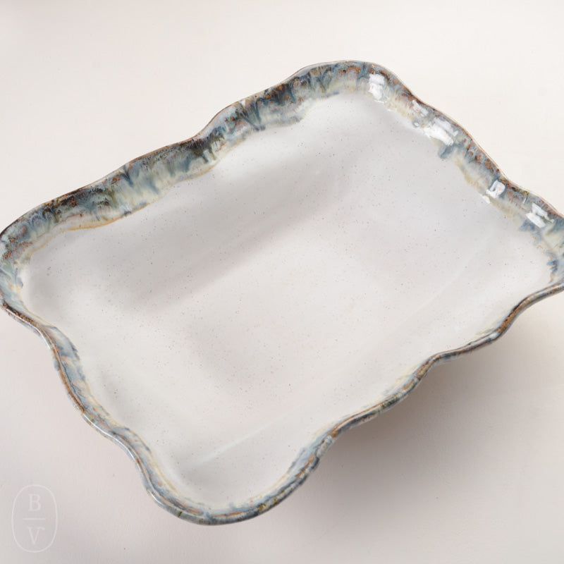 Etta B Pottery DEEP RECTANGLE SERVER DISH