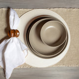 Mudpie SCALLOPED NAPKIN SET