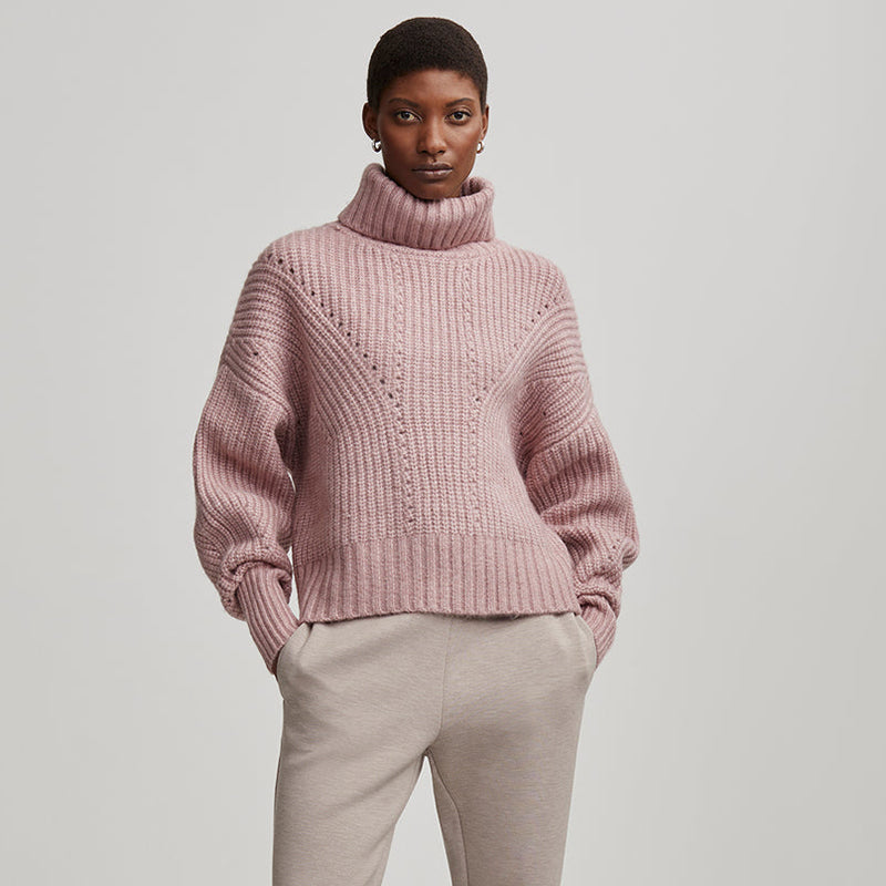 Varley ROGAN CROPPED KNIT TOP