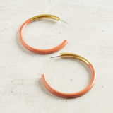 Accessory Jane LIZ HOOP EARRINGS Clay Large