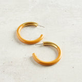 Accessory Jane LIZ HOOP EARRINGS Mustard