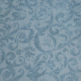 Bella Notte Linens ADELE WITH SILK VELVET COVERLET Tahoe Blue
