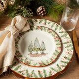 Arte Italica NATALE SALAD DESSERT PLATE