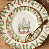 Arte Italica NATALE SALAD DESSERT PLATE