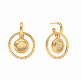 Julie Vos ASTOR 6 IN 1 CHARM EARRINGS Iridescent Champagne