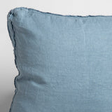 Bella Notte Linens AUSTIN PILLOW Tahoe Blue 18x18