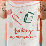 Doe A Deer BAKING UP MEMORIES COLORBLOCK FLOUR SACK TOWEL