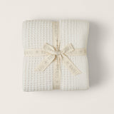 Barefoot Dreams COZYCHIC WAFFLE THROW BLANKET Cream