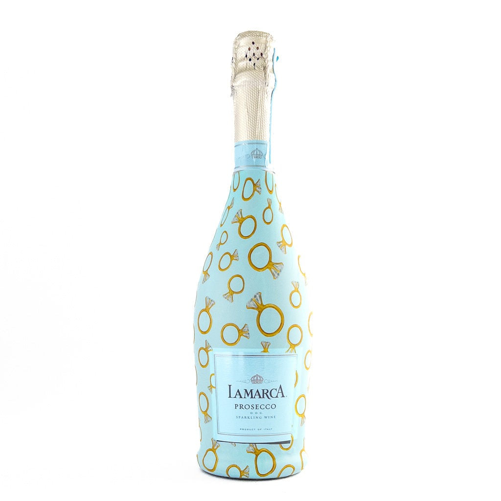 Beau Bottles BEAU BOTTLE PROSECCO WRAP Blue Engagement Ring