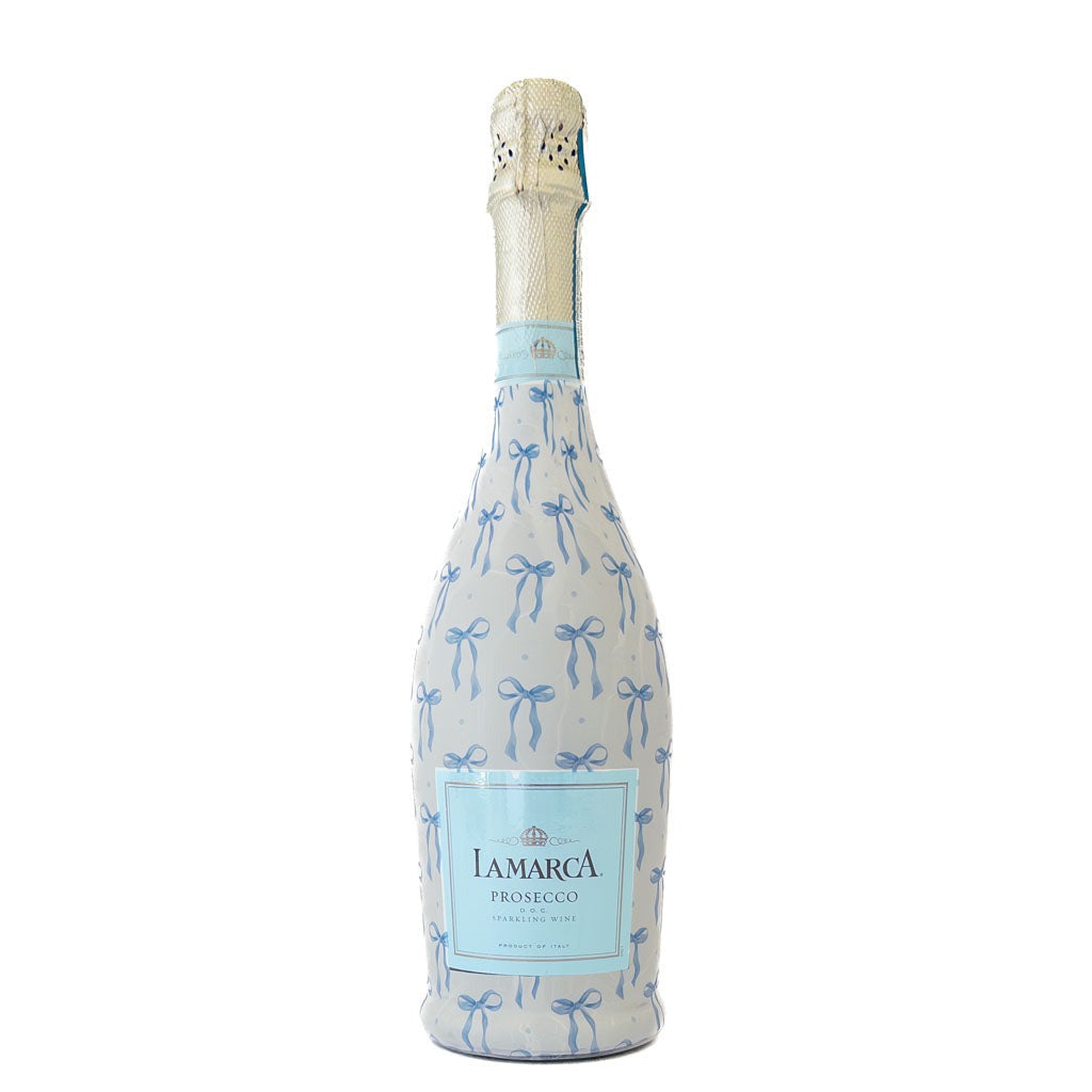 Beau Bottles BEAU BOTTLE PROSECCO WRAP Grandmillenial Blue Bows