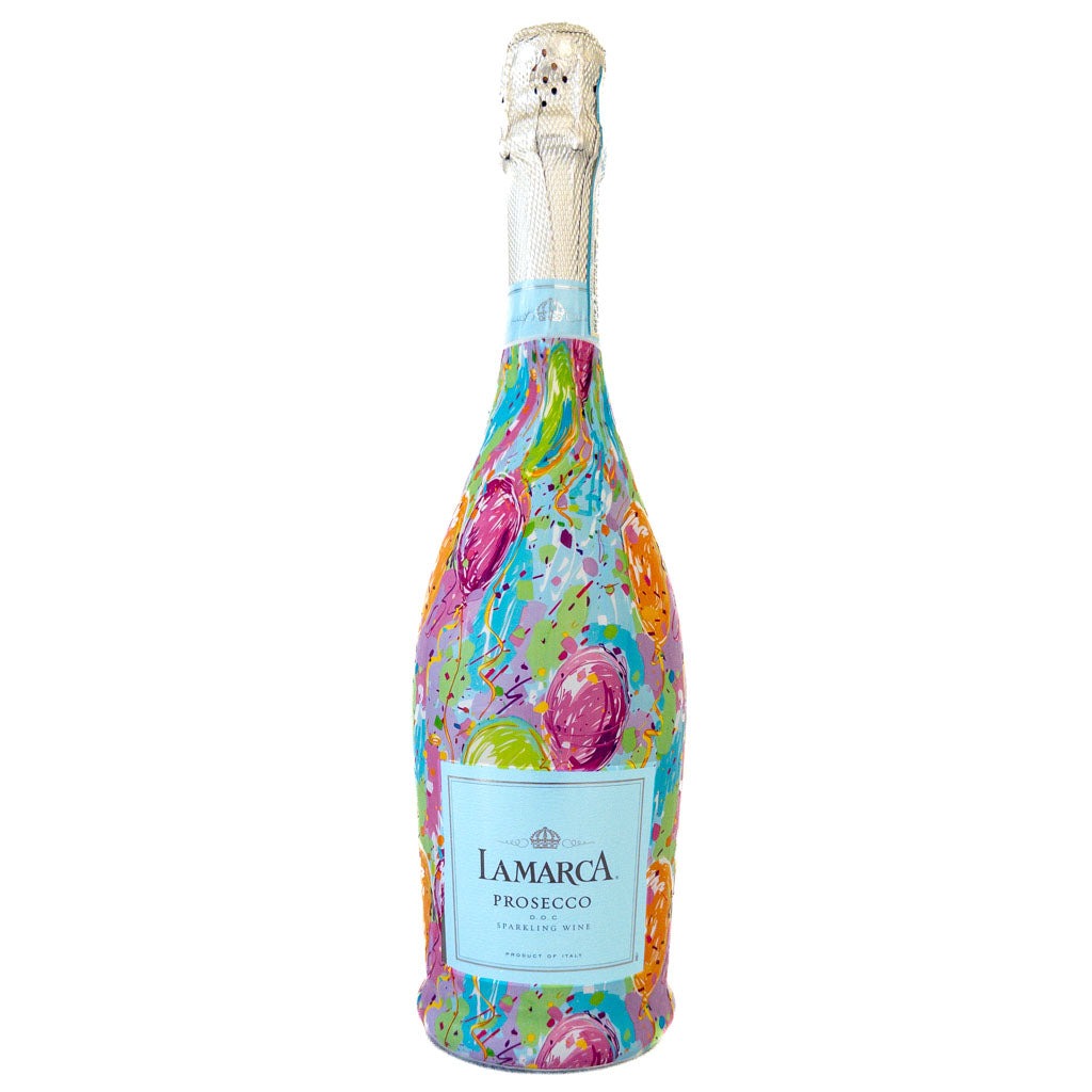 Beau Bottles BEAU BOTTLE PROSECCO WRAP Happy Birthday Balloons