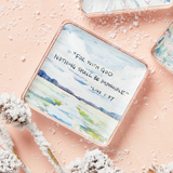 Lauren Dunn CYBER MONDAY ACRYLIC SCRIPTURE BLOCK Luke 1:37