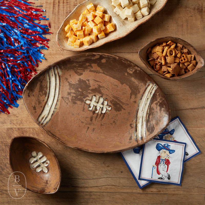 Etta B Pottery 2025 FOOTBALL BOWL
