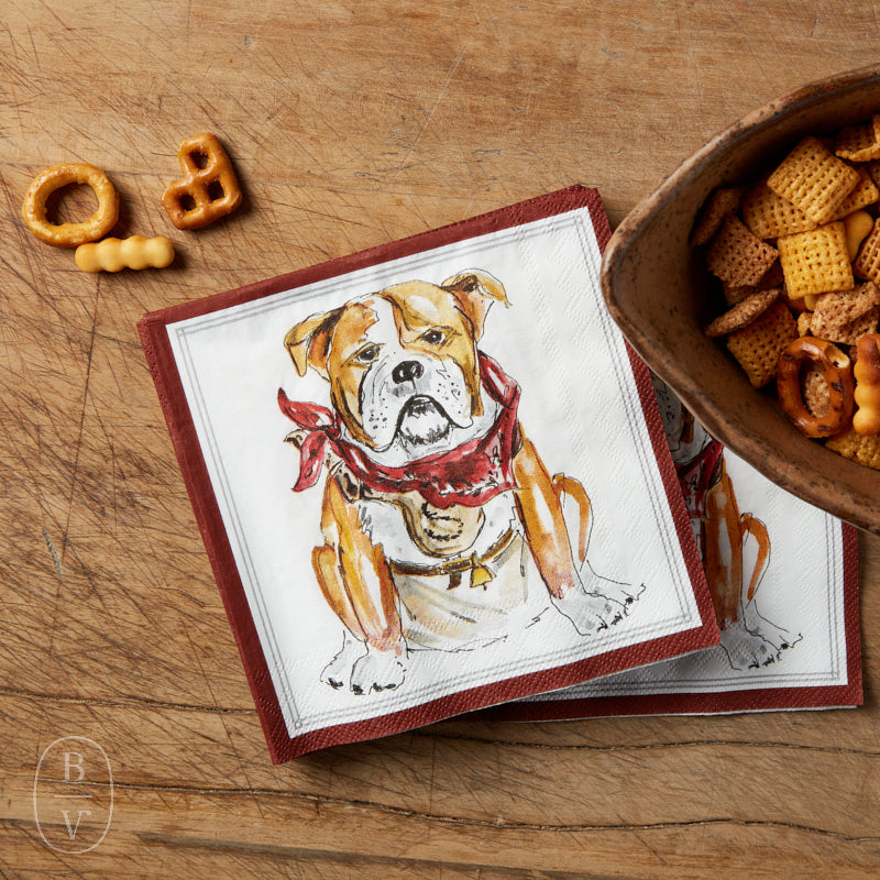 Boston International MAROON BULLDOG HOMETOWN PRIDE COCKTAIL NAPKINS