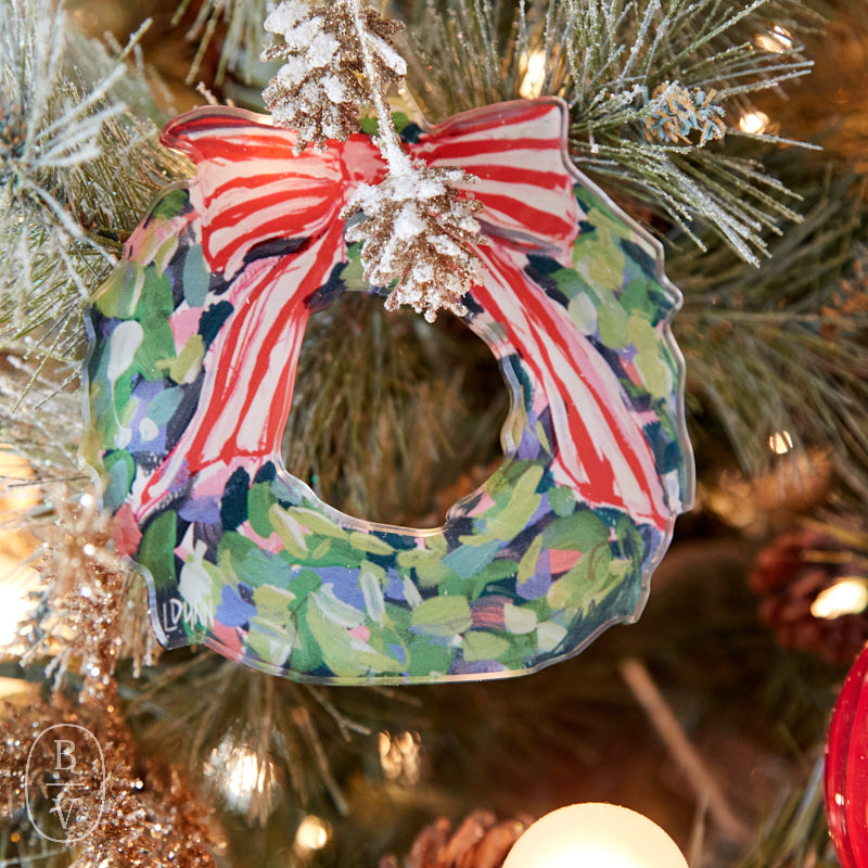 Lauren Dunn ACRYLIC WREATH ORNAMENT