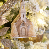 Creative Co-op PAPER CHURCH ORNAMENT