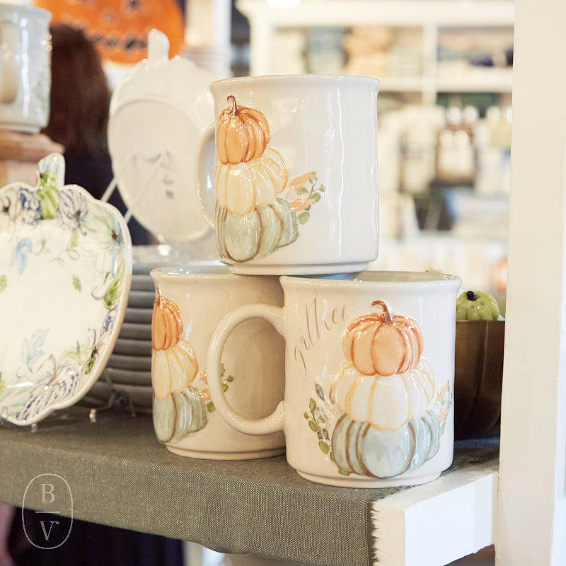 Mudpie GATHER PUMPKIN MUG