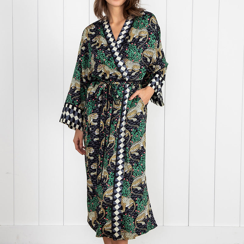Printfresh BAGHEERA ECO SATIN ROBE