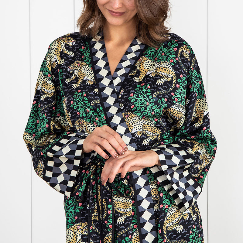 Printfresh BAGHEERA ECO SATIN ROBE Ink