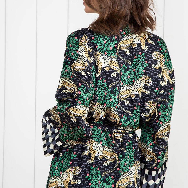 Printfresh BAGHEERA ECO SATIN ROBE