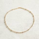 Beaded Blondes OLIVE BEADED NECKLACE Gold