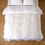 Bella Notte Linens LYNETTE LUXE DUVET COVER White