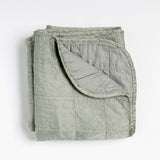 Bella Notte Linens SEL THROW BLANKET Eucalyptus