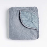 Bella Notte Linens SEL THROW BLANKET Tahoe Blue